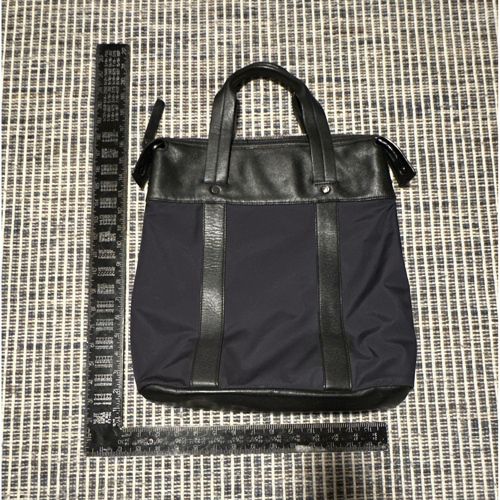 THEORY HUDSON Laptop Bag Nylon and Leather
